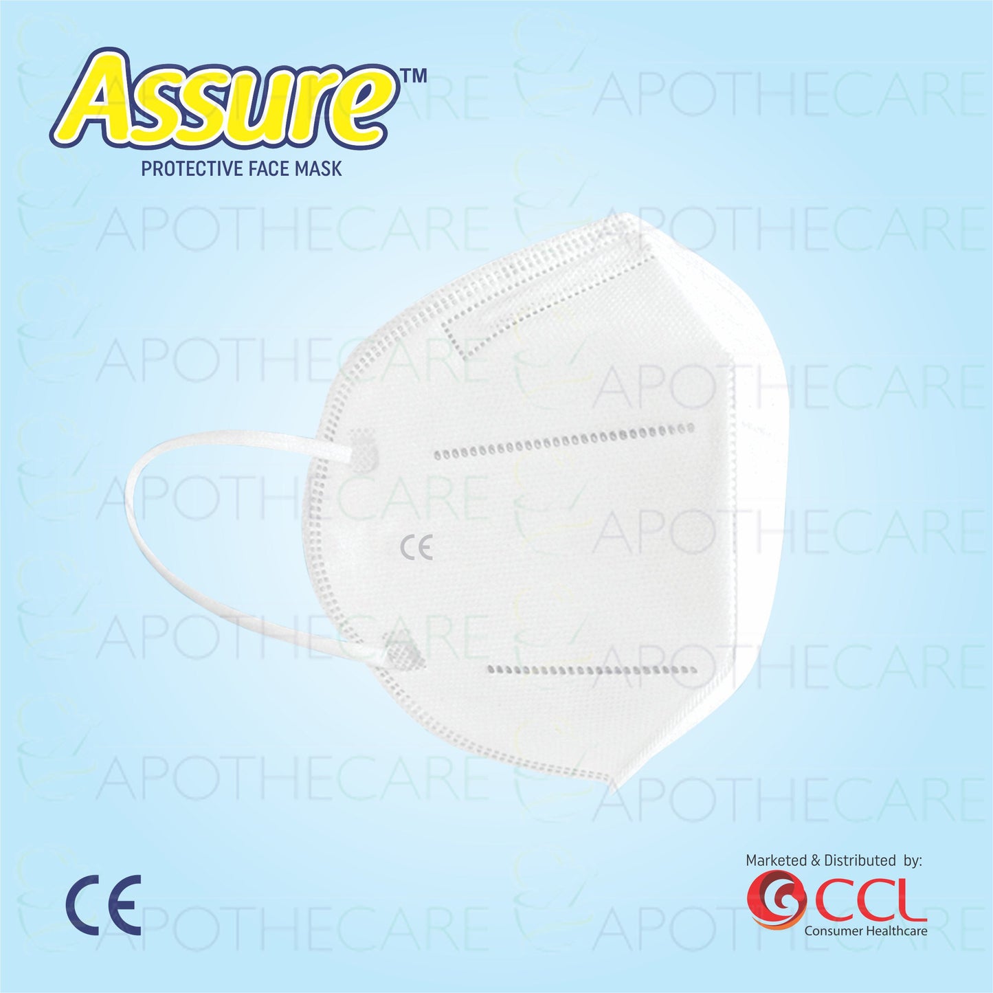 Assure KN95 Face Mask 2's (Pack of 2 Box)