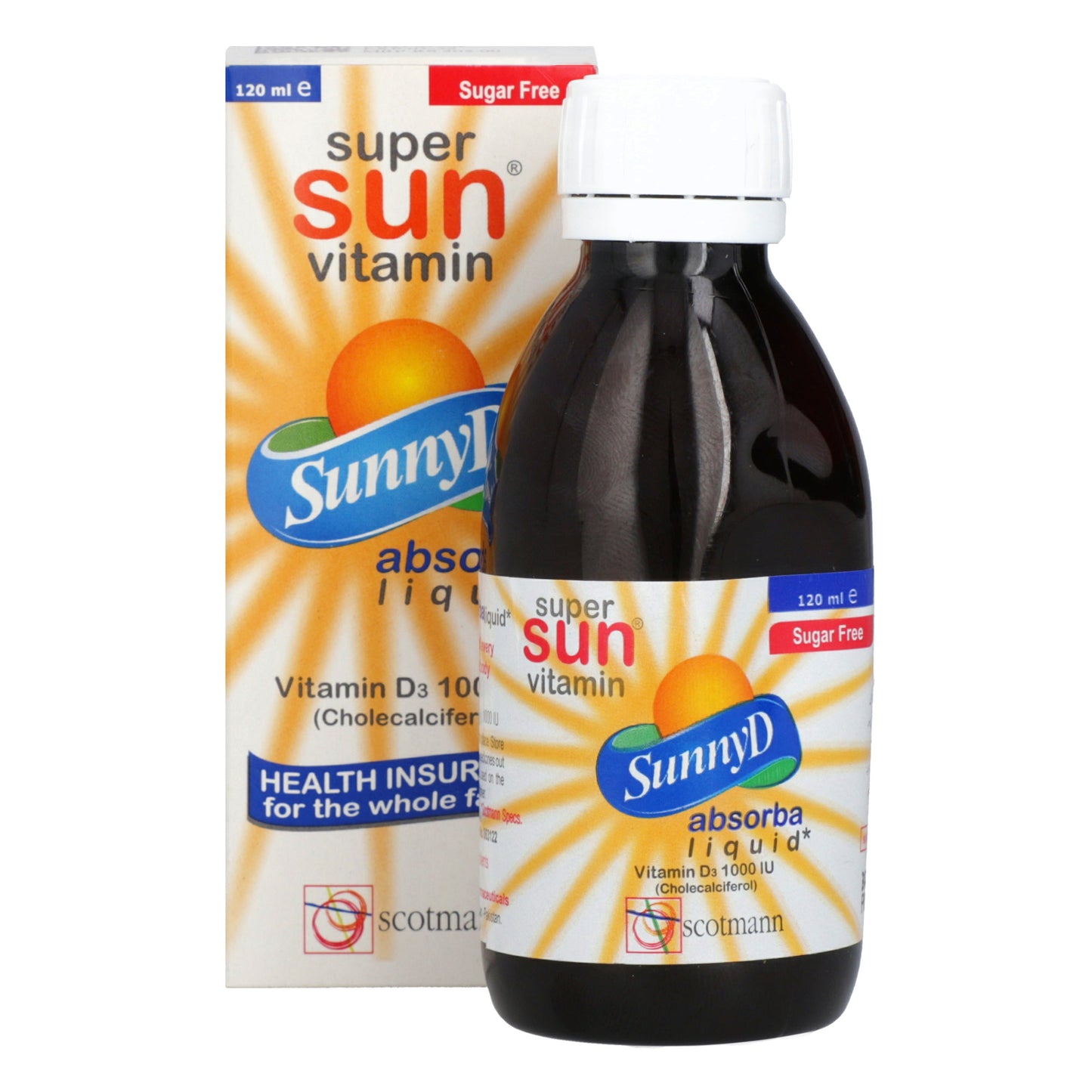 SunnyD Syp 1000IU/10ml 120ml