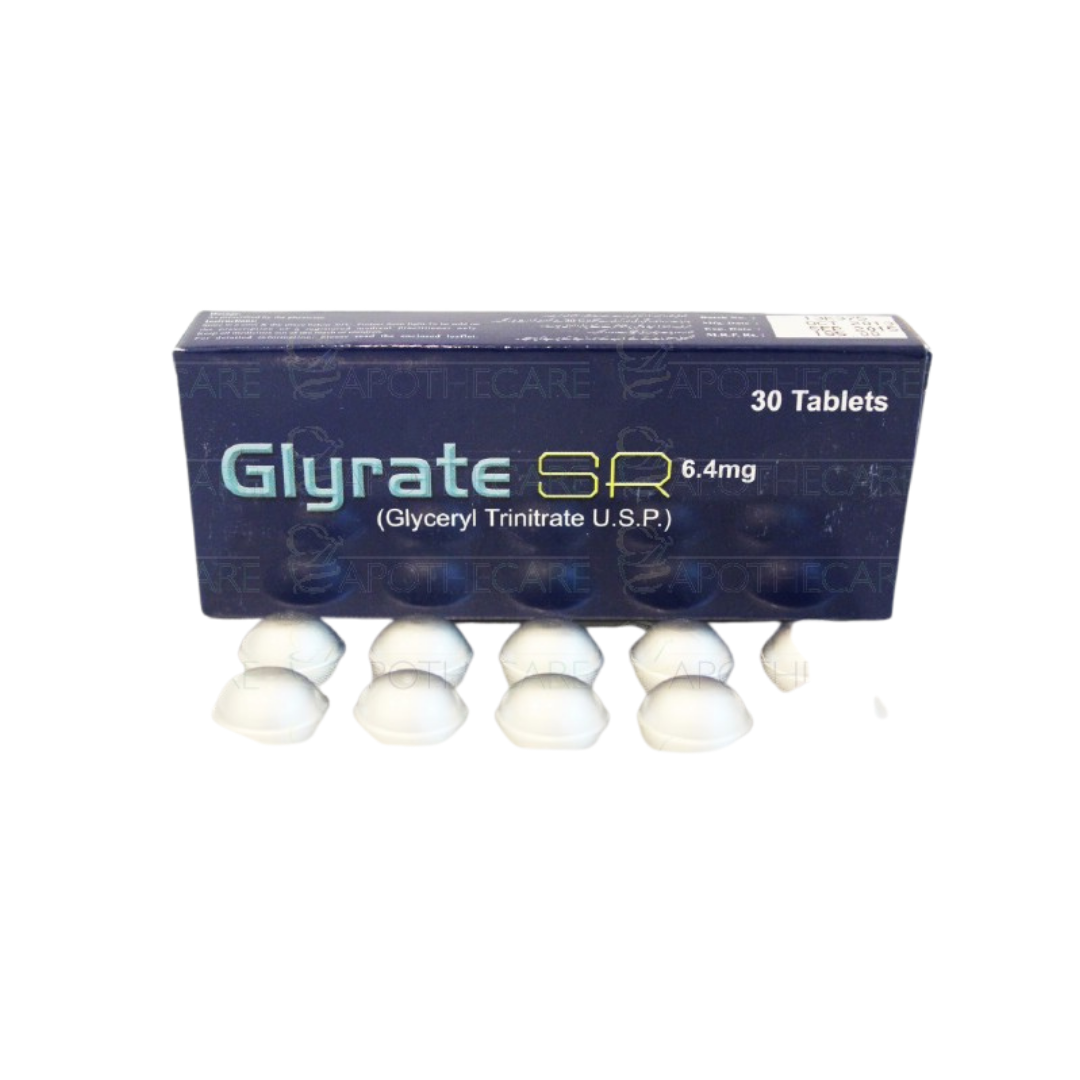 Glyrate SR Tab 6.4mg 30's