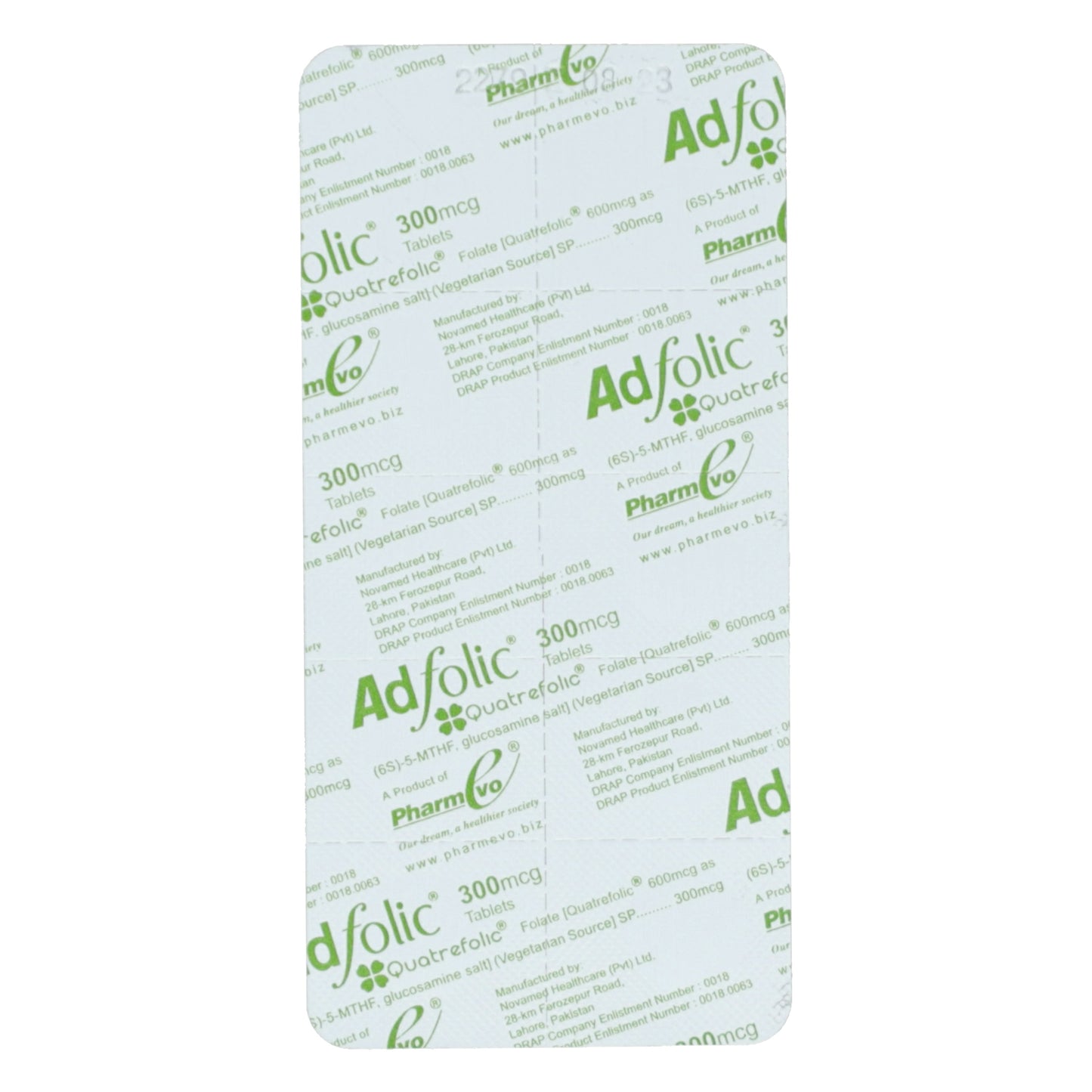 AD Folic Tab 300mcg 30's