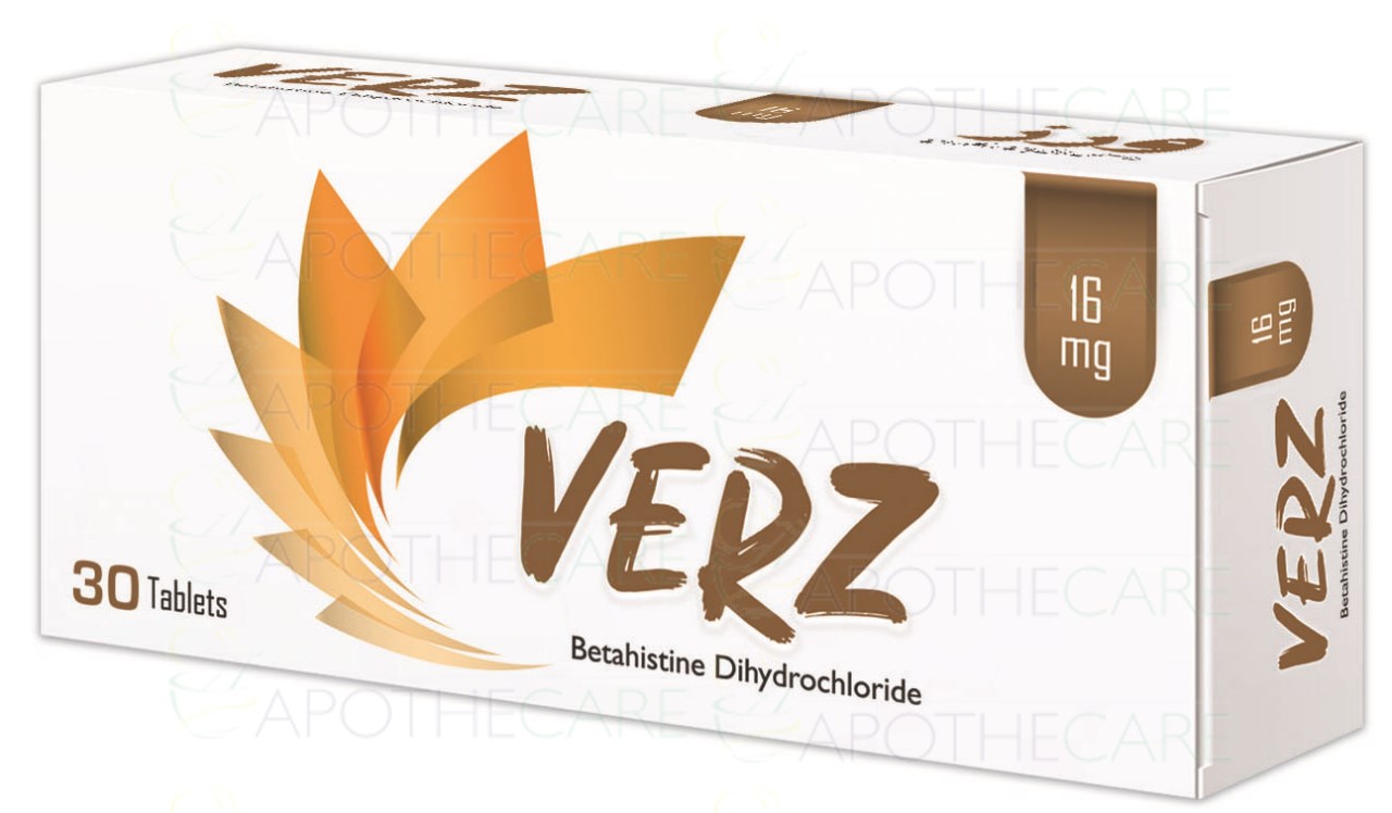 Verz Tab 16mg 30's