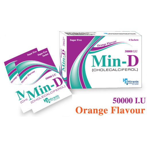 Min-D Sachet 50000IU 4's