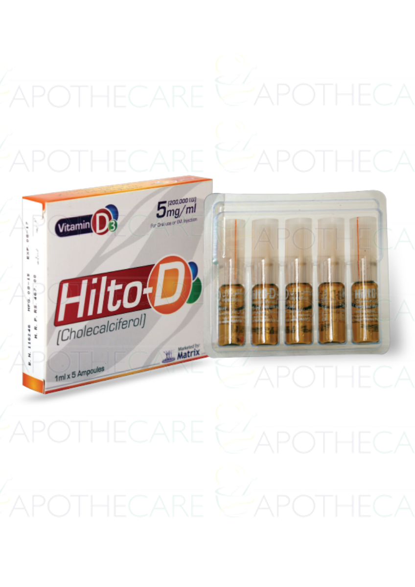 Hilto-D Oral/IM Inj 5mg 5Ampx1ml