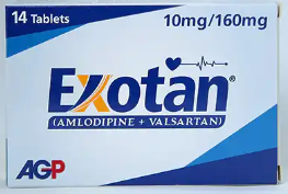 Exotan 10/160mg Tab 14-s