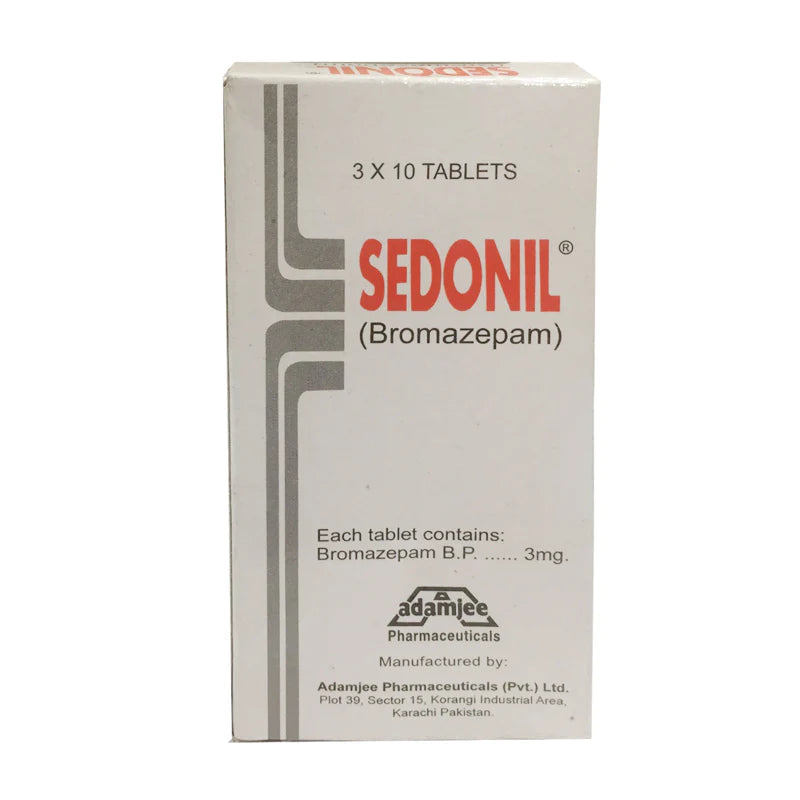 Sedonil Tab 3mg 3x10's