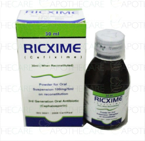 Ricxime Dry Susp 100mg/5ml 30ml