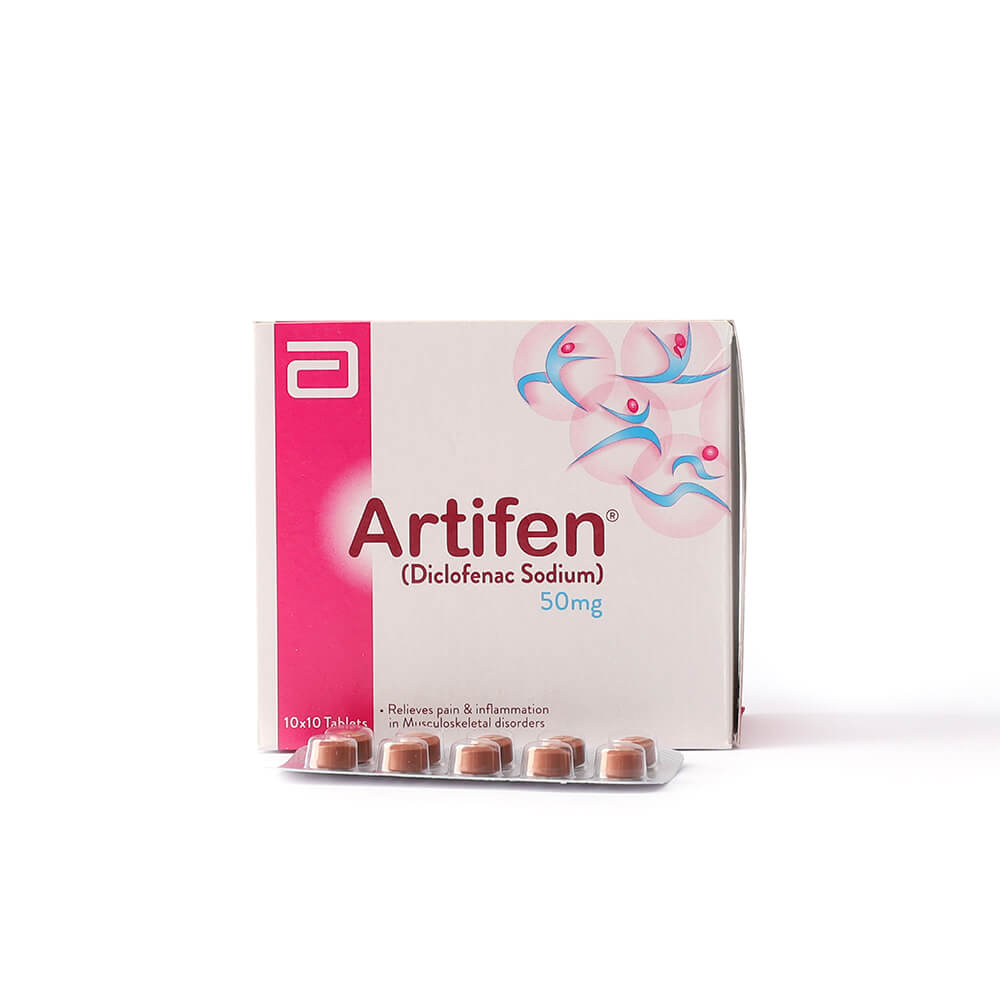 Artifen Tab 50mg 10x10's