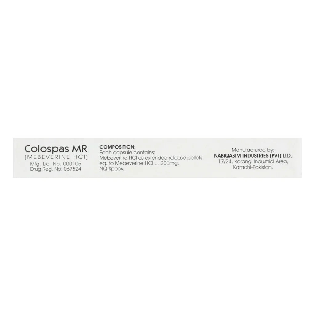 Colospas MR Cap 200mg 10's