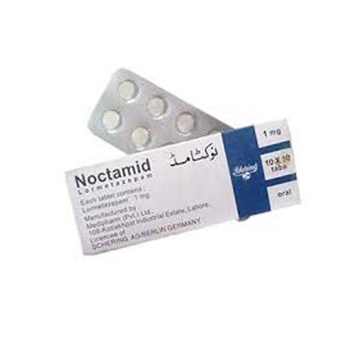 Noctamid Tab 1mg 10x10's