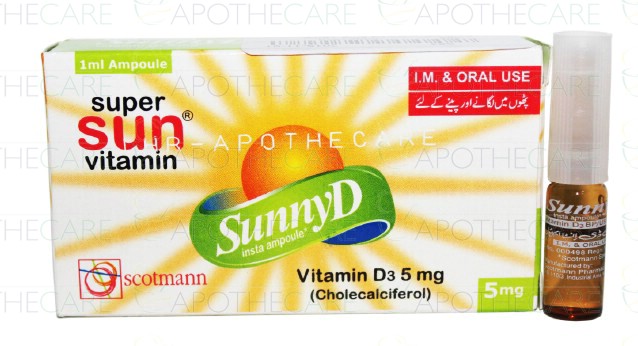 SunnyD Insta Inj 5mg 1Amp