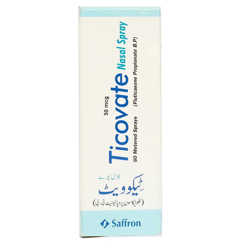 Ticovate Nasal Spray 50mcg 1's