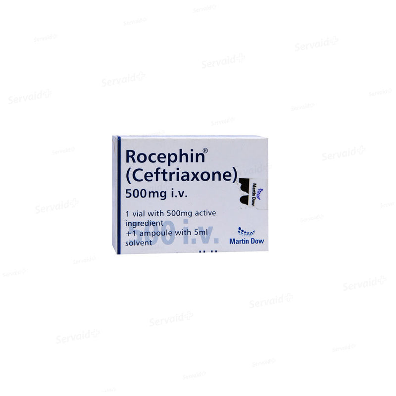 Rocephin IV Inj 500mg 1Vial