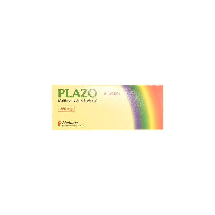 Plazo Tab 250mg 1x6's