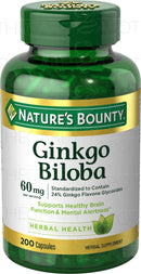 Ginkgo Biloba Cap 60mg 200's