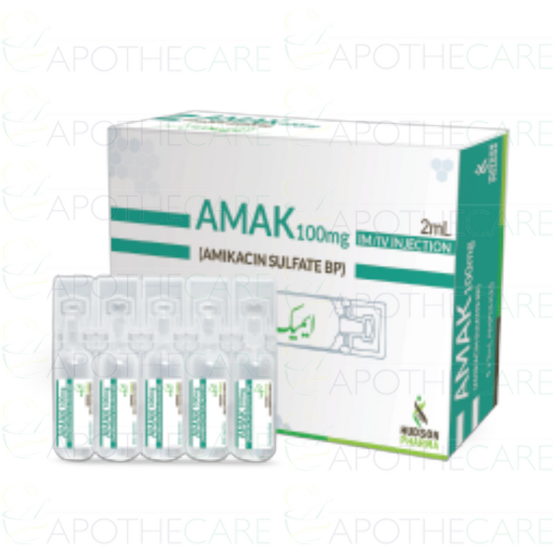 Amak Inj 100mg/2ml 5Ampx2ml