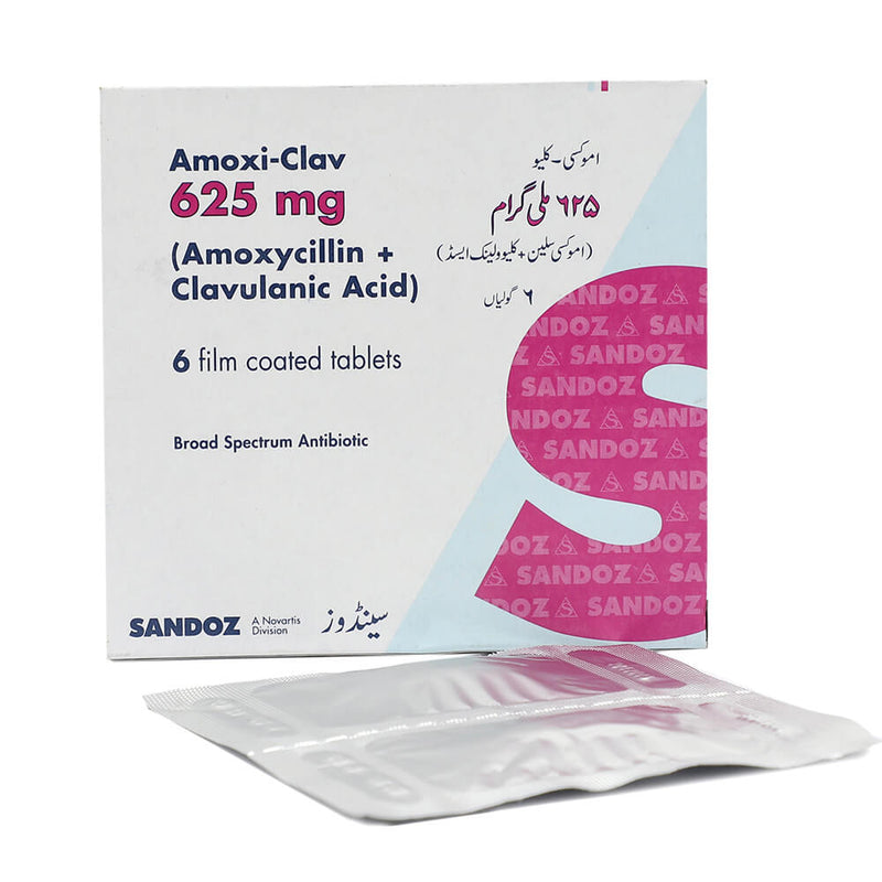 Amoxi-Clav Tab 625mg 6's