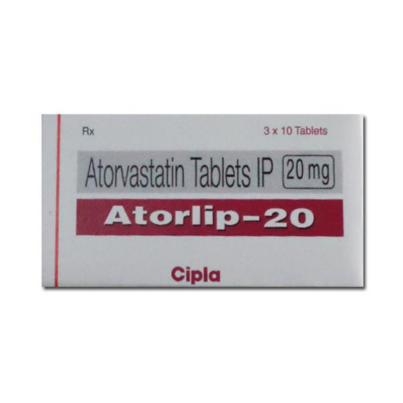 ATORLIP Tab 20mg 10's