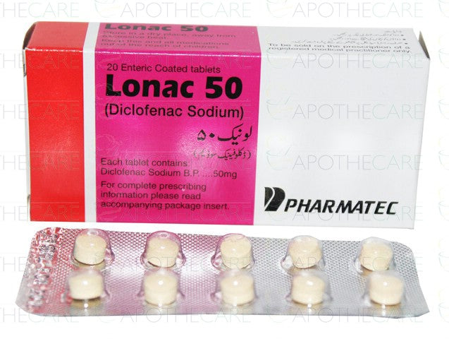 Lonac 50 Tab 50mg 20's