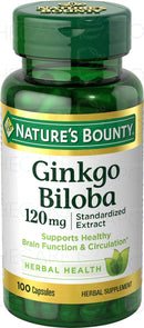 Ginkgo Biloba Cap 120mg 100's