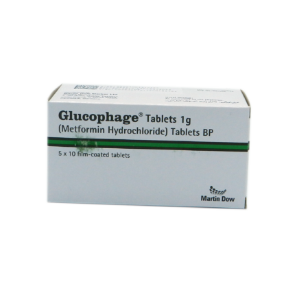 Glucophage Tab 1g 10's