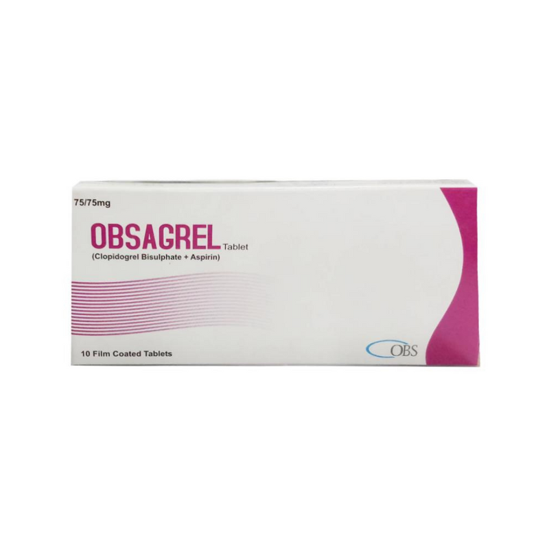 Obsagrel Tab 75mg/75mg 1x10's