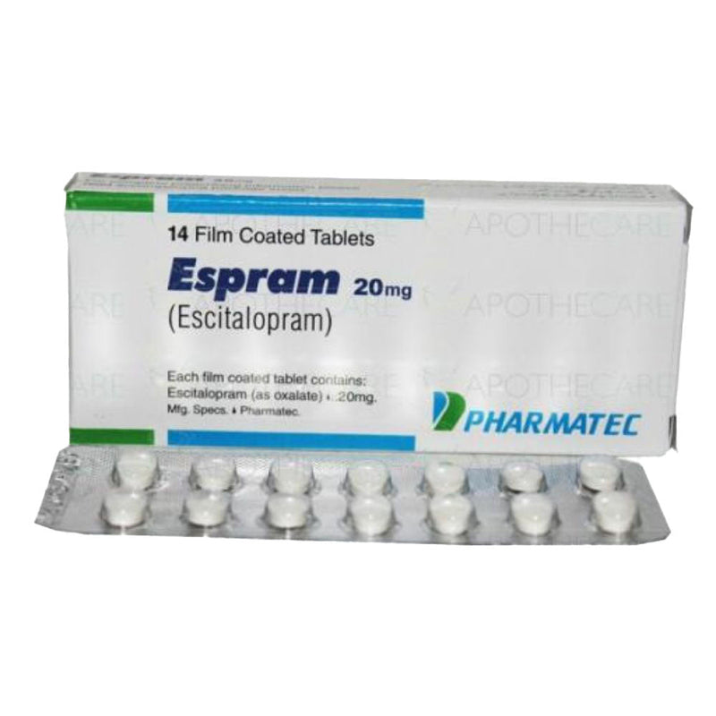 Espram Tab 20mg 14's