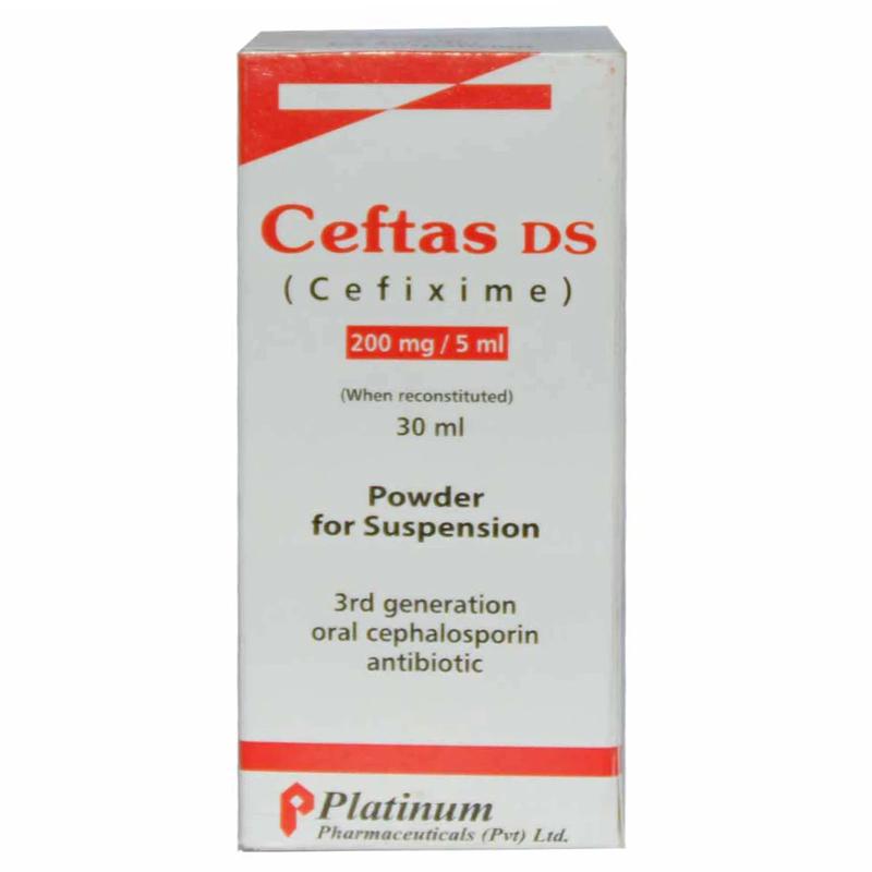 Ceftas DS Dry Susp 200mg/5ml 30ml