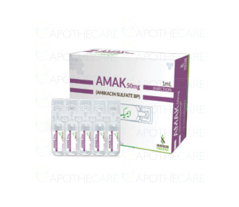 Amak Inj 50mg/1ml 5Ampx1ml