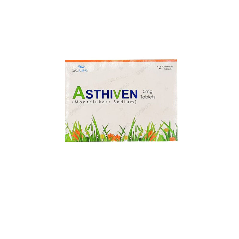 Asthiven Tab 5mg 14's