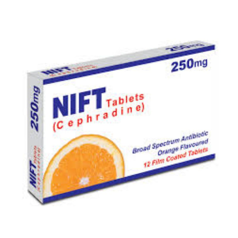 Nift Tab 250mg 12's