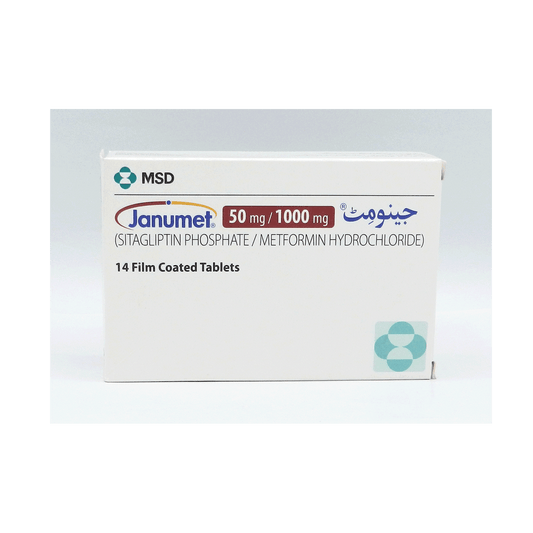 Janumet Tab 50mg/1000mg 14's