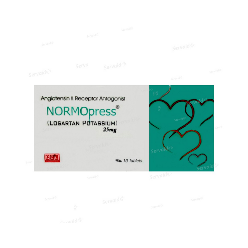 Normopress Tab 25mg 10's