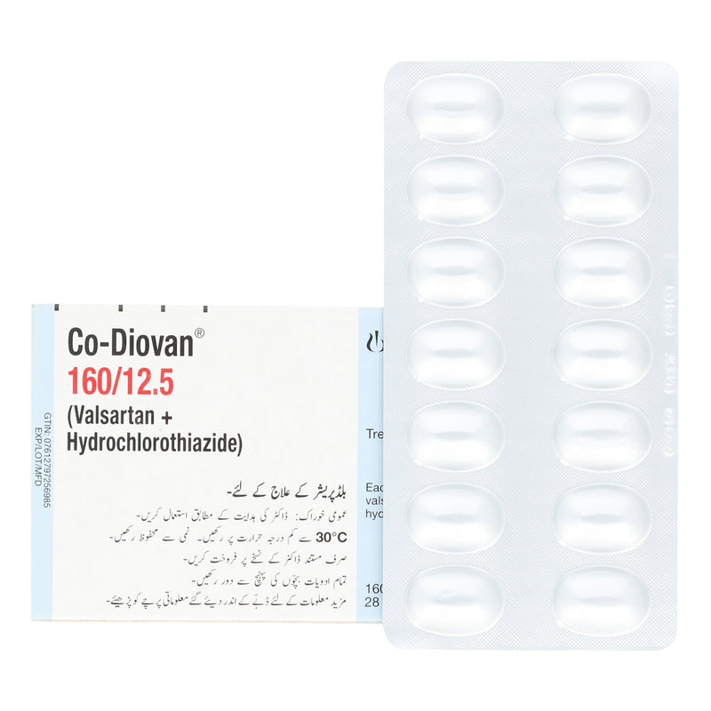 Co-Diovan Tab 160mg/12.5mg 28's