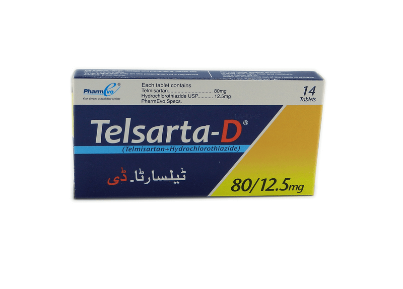 Telsarta-D Tab 80mg/12.5mg 14's