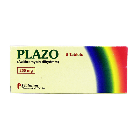 Plazo Tab 250mg 1x6's
