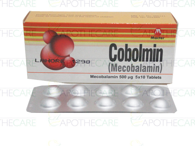 Cobolmin Tab 500mcg 50's