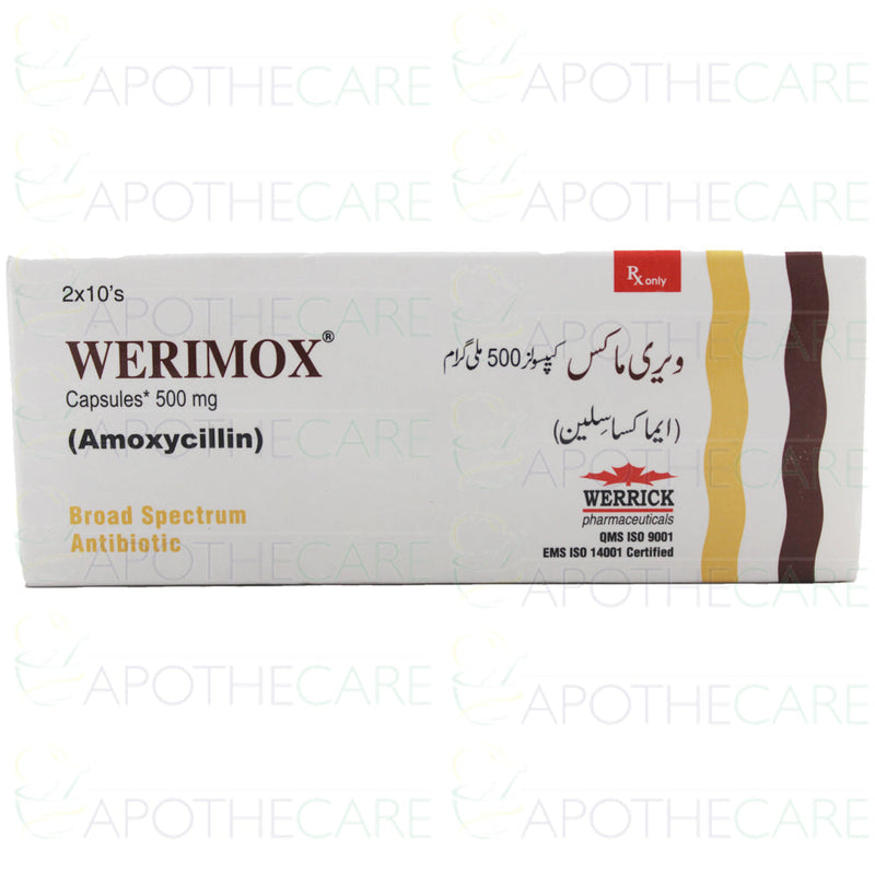 Werimox Cap 500mg 2x10's