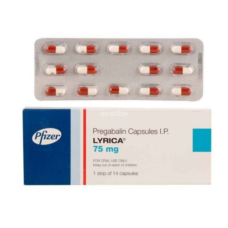 Lyrica Cap 75mg 14's