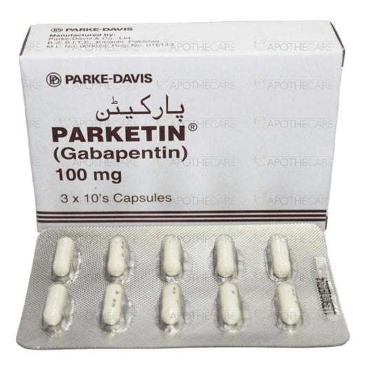 Parketin Cap 100mg 3x10's