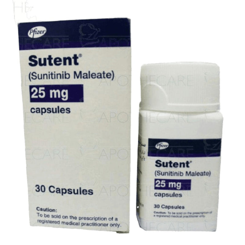 Sutent Cap 25mg 30's