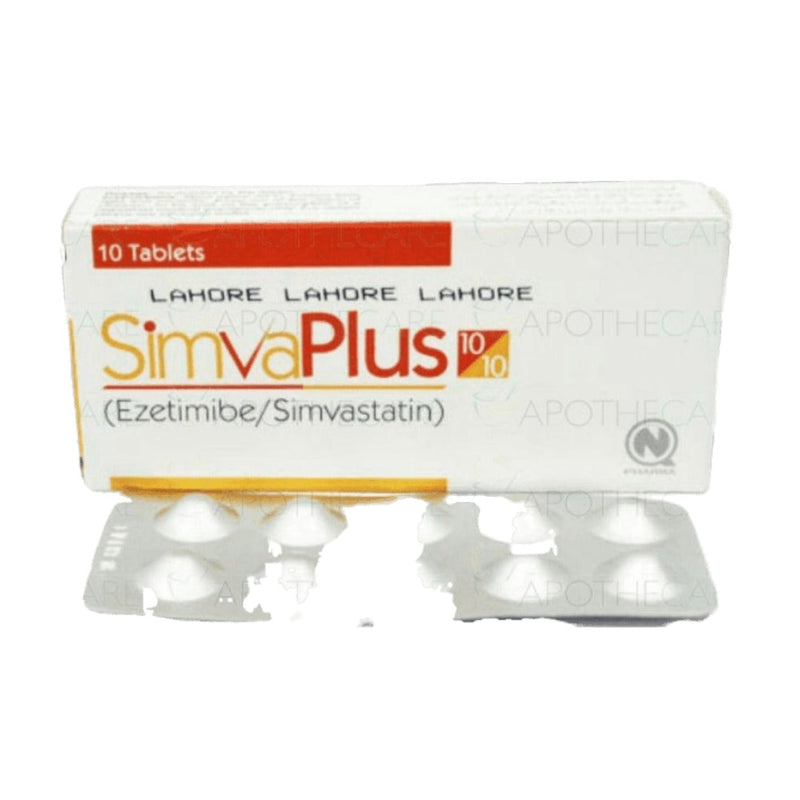 Simva Plus Tab 10mg/10mg 10's