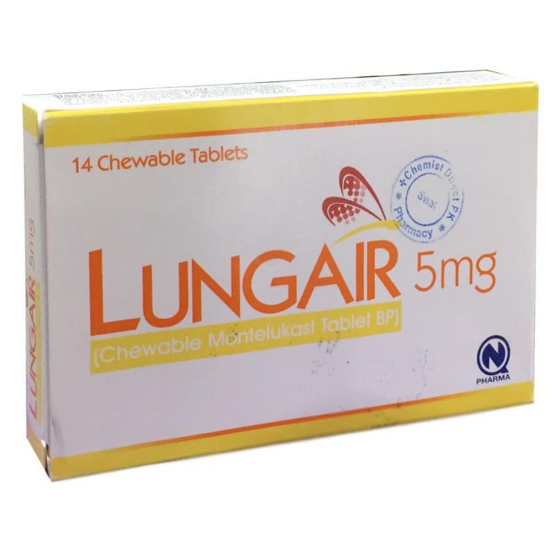 Lungair Tab 5mg 14's