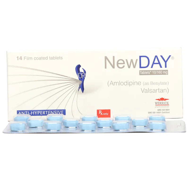 NewDay Tab 10mg/160mg 14's