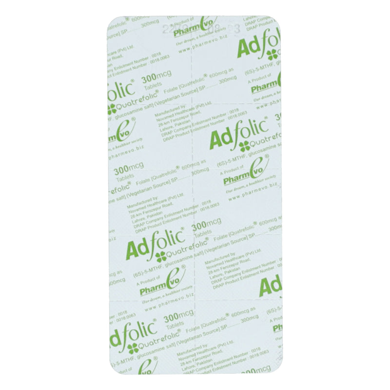 AD Folic Tab 300mcg 30's