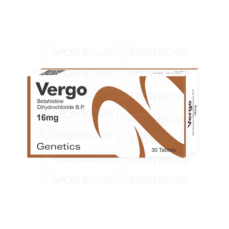 Vergo Tab 16mg 30's