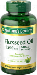 Flaxseed Oil 1200mg Softgels Cap 125's