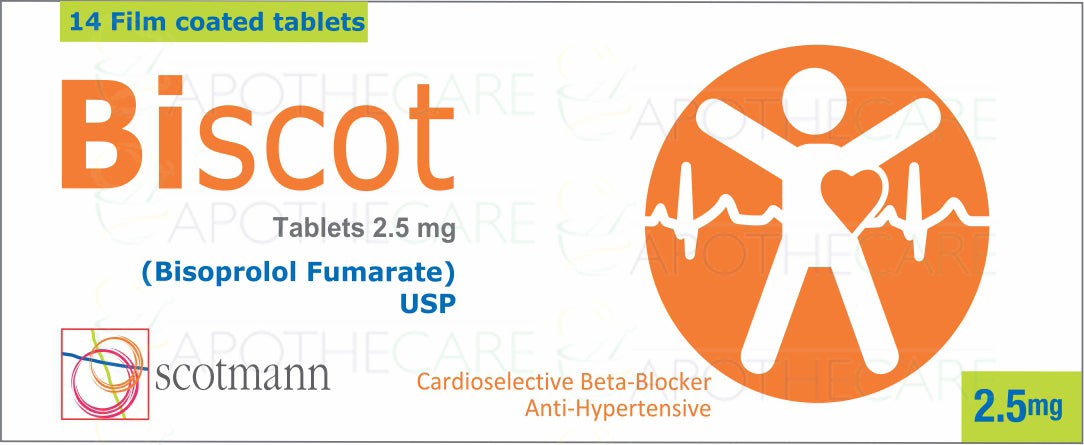 Biscot Tab 2.5mg 14's