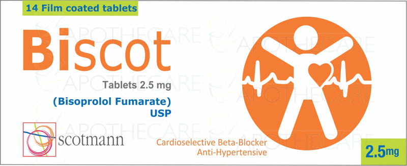 Biscot Tab 2.5mg 14's