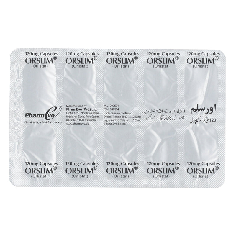 Orslim Cap 120mg 30's