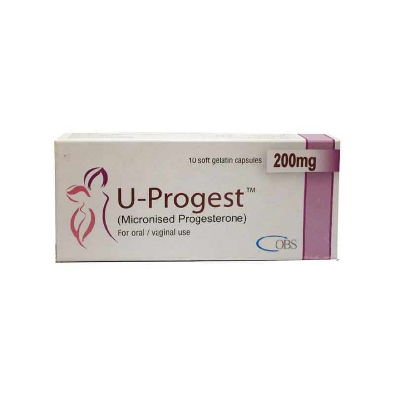 U-Progest Cap 200mg 10's